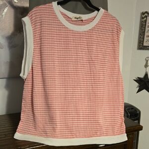 Haptic Pink Sleeveless Tank Top